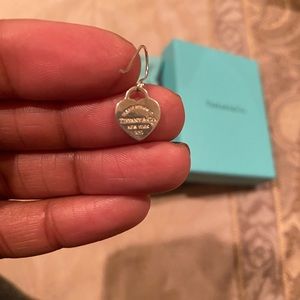 SOLD....Tiffany mini Tag Drop Earring (only one).
